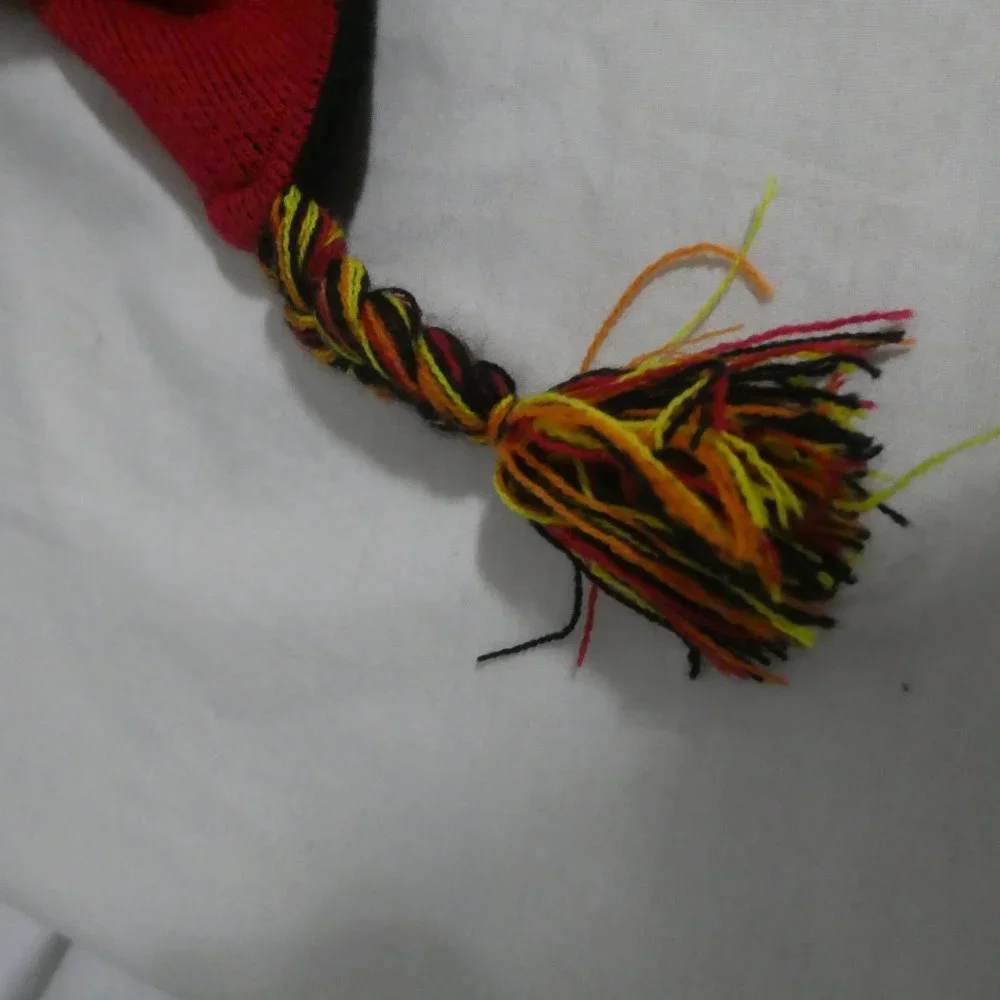 GEORGE | one size | Fun Winter Hat With Flame Design and Mohawk | NWOT - Picture 8 of 11